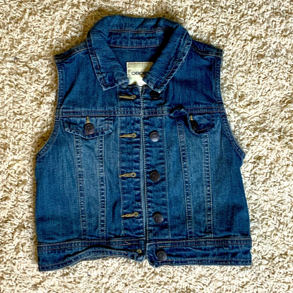 Girls Cherokee Denim Vest